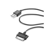 Cellularline USB Data Cable For Samsung Galaxy Tab Cavo dati comodo e versatile per tablet Nero
