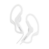 Sony MDR-AS210 Cuffie Aggancio Connettore 3.5 mm Bianco