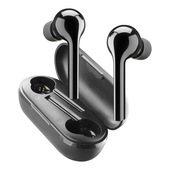Cellularline Flag Auricolari Bluetooth® in-ear True Wireless con carica batteria portatile con play-time totale fino a 28 ore e controlli touch Nero