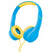 Trust Bino Kids Cuffie Cablato A Padiglione MUSICA Blu, Giallo